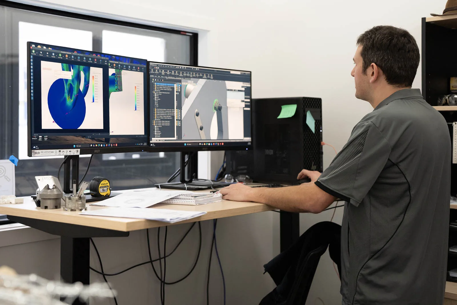 UMC Innovation team on the production floor